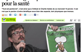 Atlantico : Pardonner est bon pour la santé - Charlie Hebdo