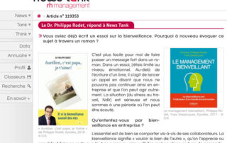 Retrouvez l'interview du Dr Philippe Rodet cette semaine sur News Tank RH Management