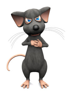 Souris stressée